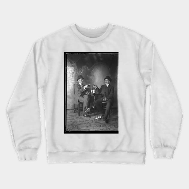 Boys having a beer Crewneck Sweatshirt by S8-Designs